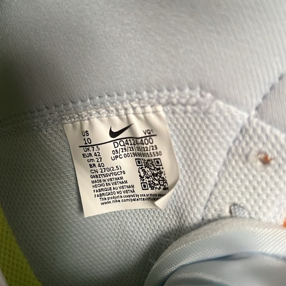 NWT Nike blazer light blue 9.5-10 women’s shoe - Picture 5 of 11